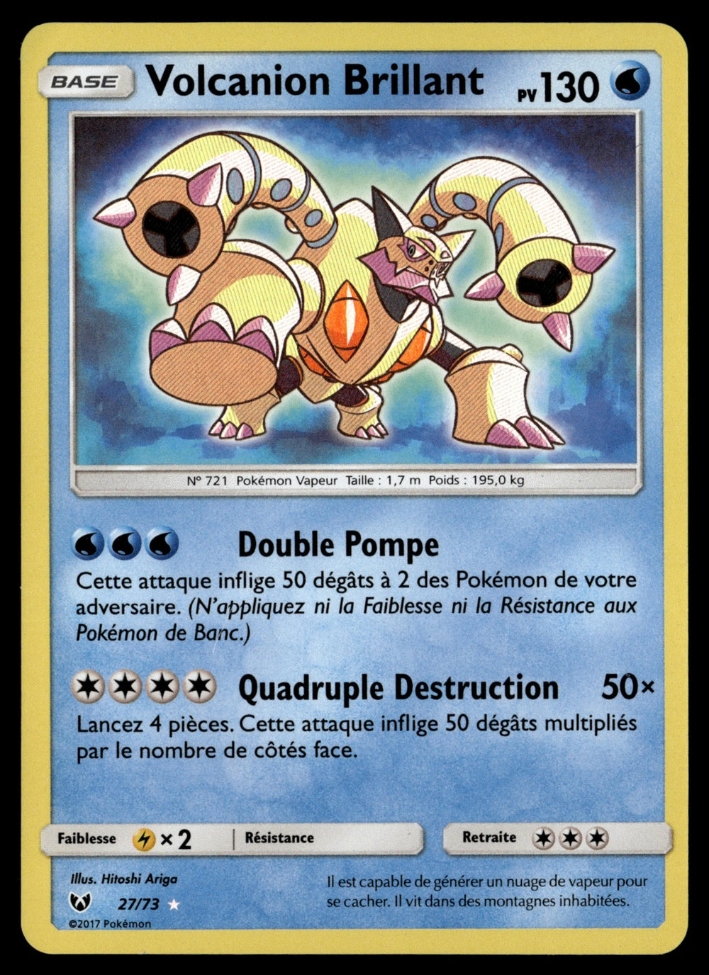 Volcanion Brillant 27/73 - GOOD