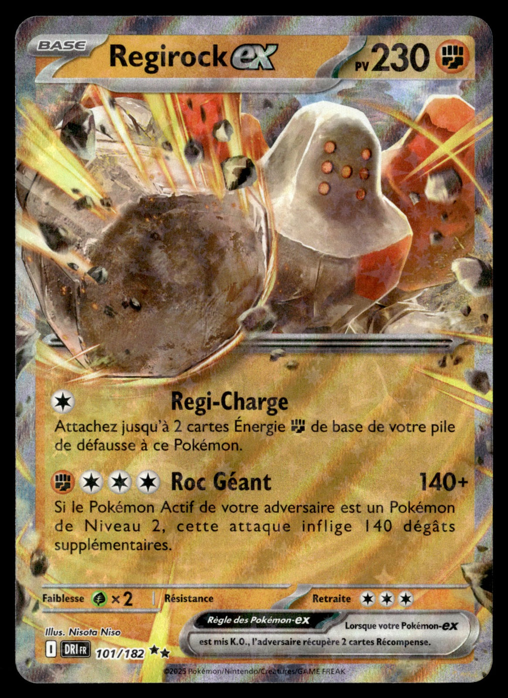 Regirock-ex 101/207 - NM