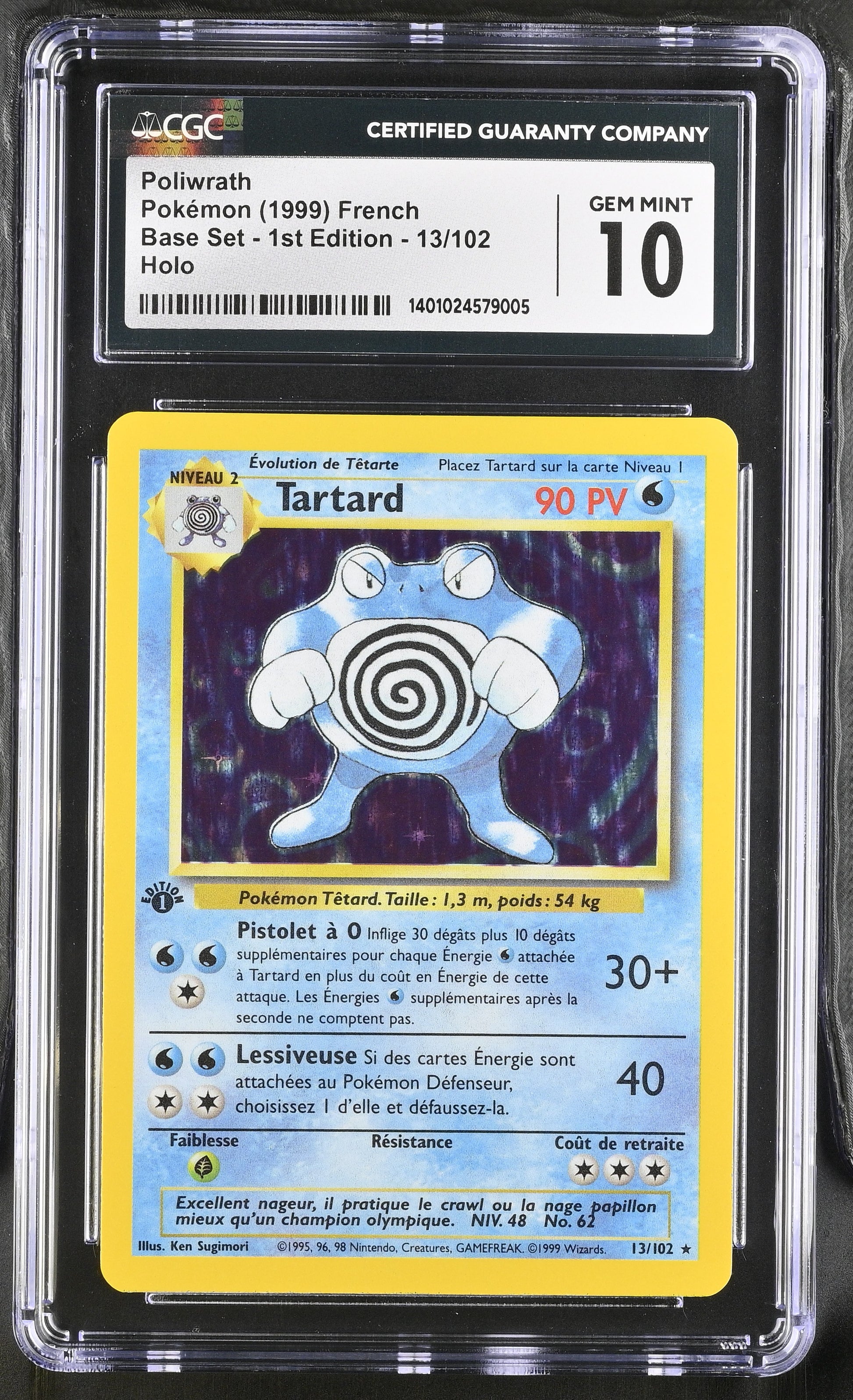 Tartard Holo - Ed1 13/102 NM CGC 10