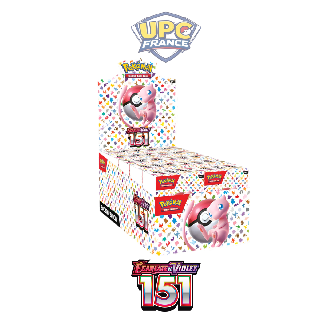 Display 10 bundles | 6 boosters | EV3.5 – 151 – Pokémon FR