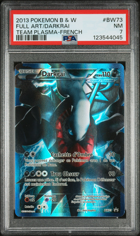 Darkrai Pokemon Noir et Blanc Promo BW73 NM PSA 7