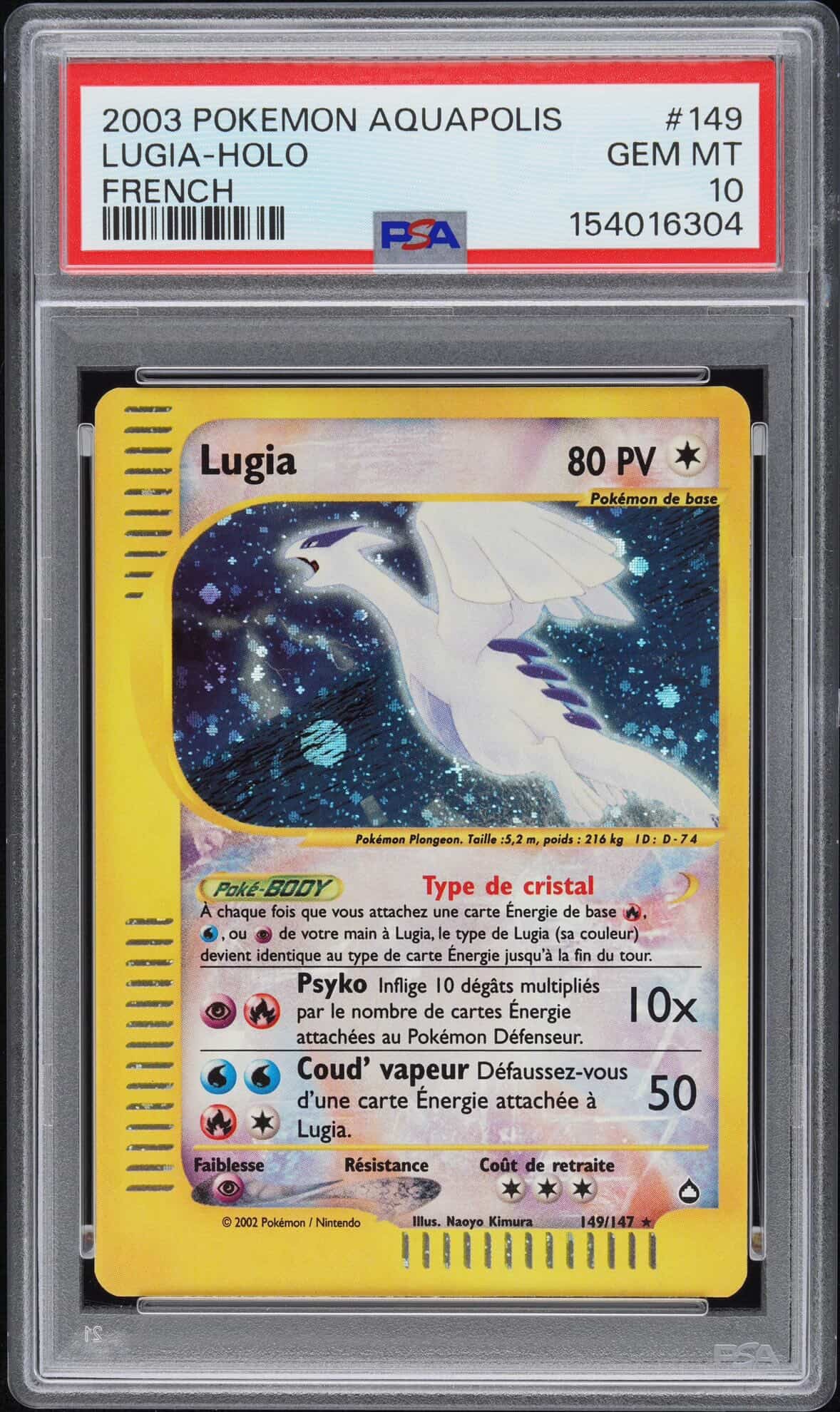 LUGIA CRYSTAL - AQUAPOLIS - PSA10