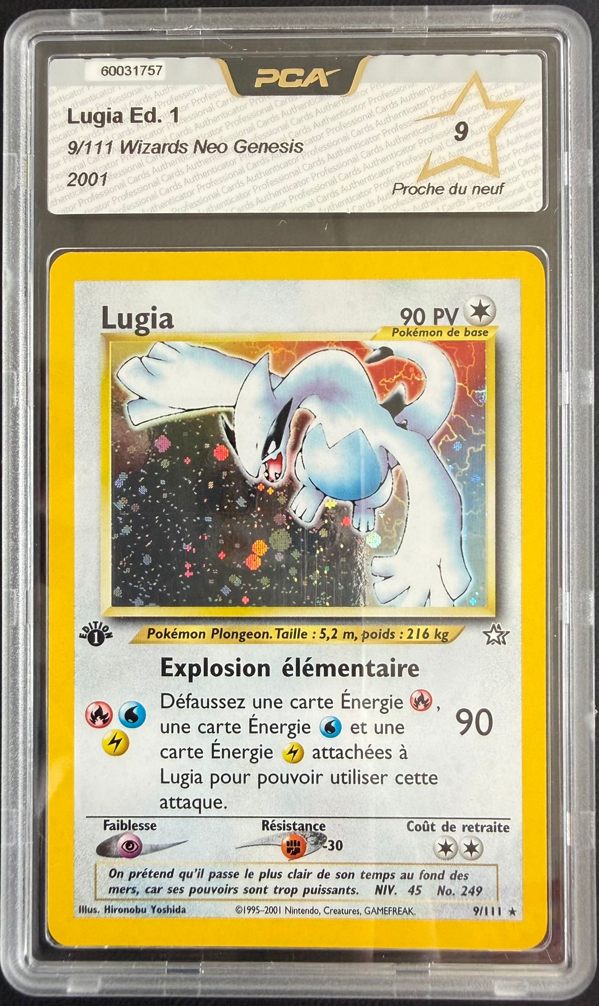 LUGIA ED1 - 9 - NEO GENESIS - PCA9