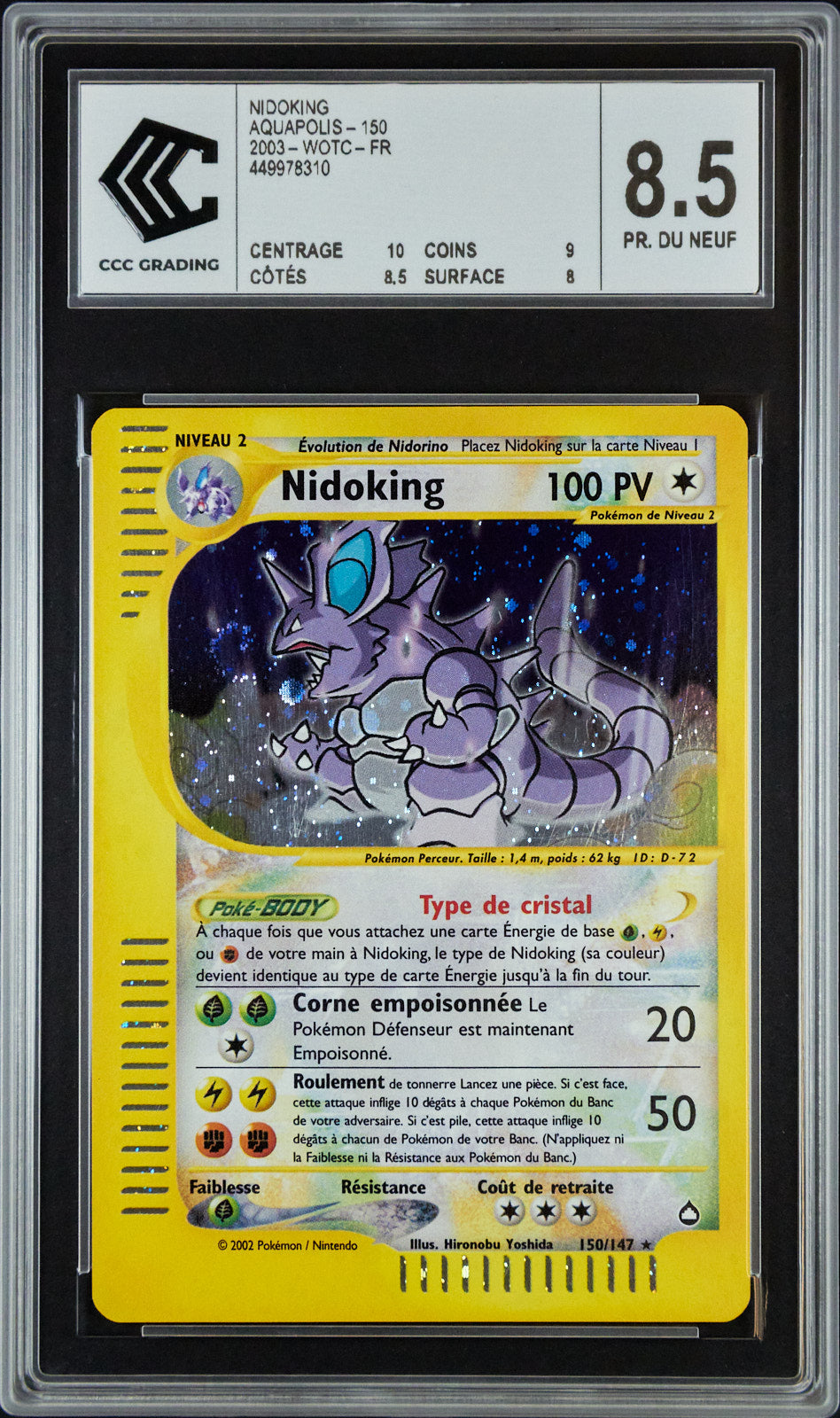 Nidoking Crystal - 150/147 CCC8.5
