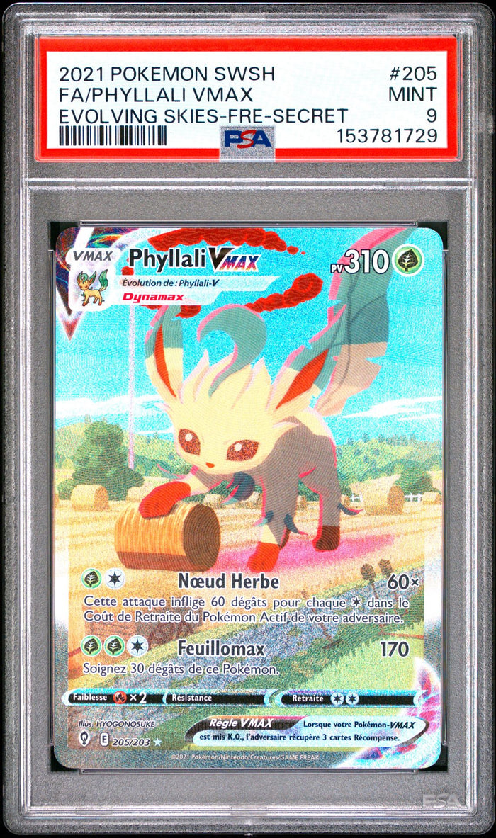 Phyllali Vmax 205/203 - PSA 9