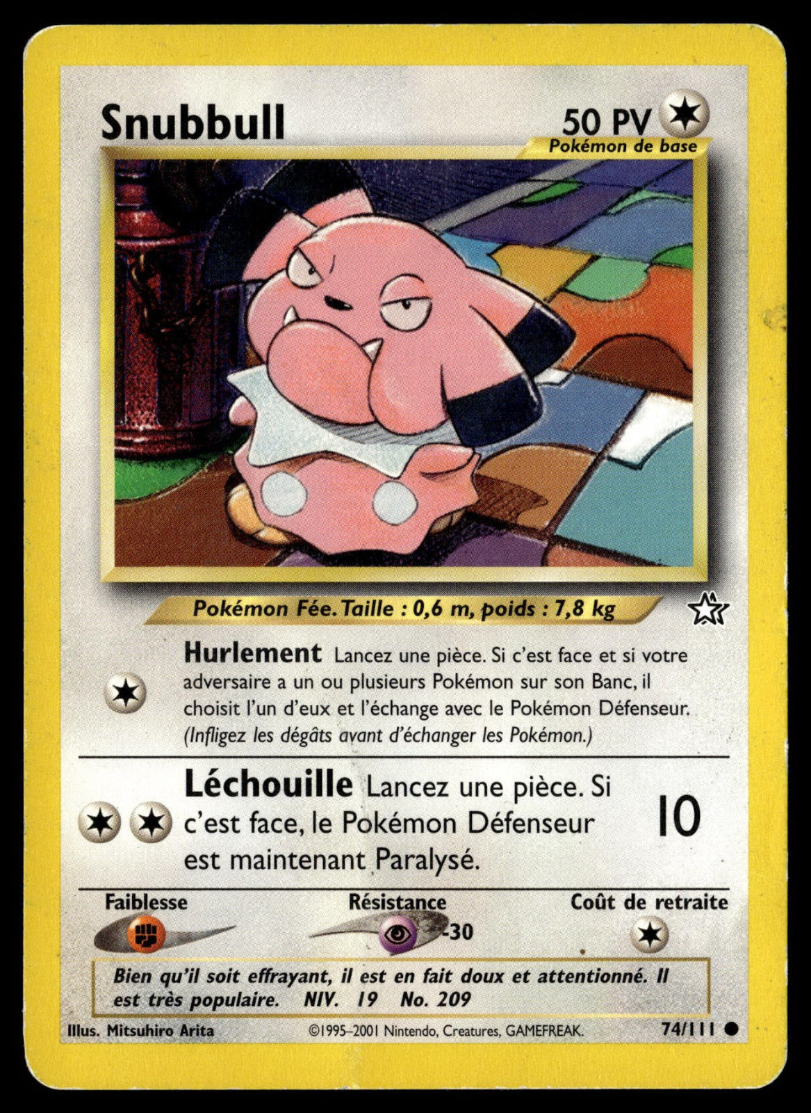 Snubbull Commune Neo Genesis 74 GOOD