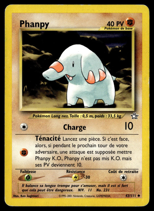 Phanpy Peu Commune Neo Genesis 43 GOOD