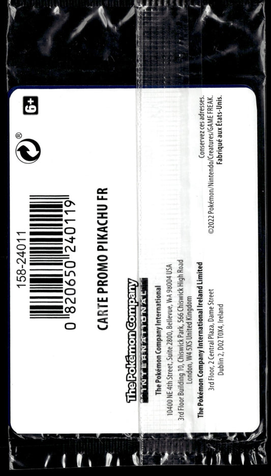 Carte Pokemon Pikachu 028/078 Scellée Pokemon Go Promo Fr (Back)