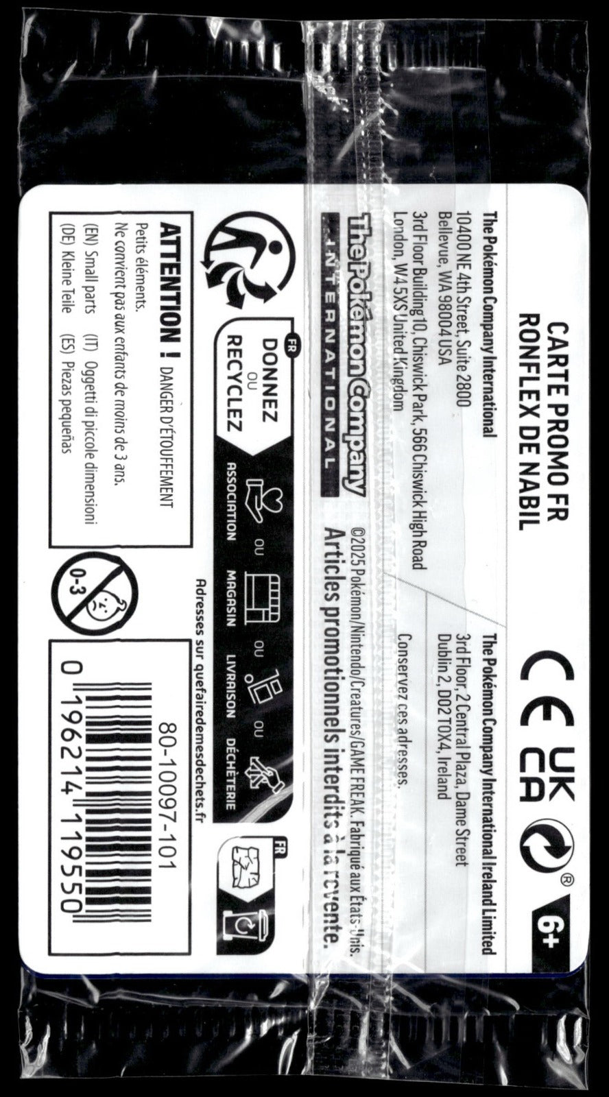 Ronflex de Nabil - Promo Gamestop (Back)