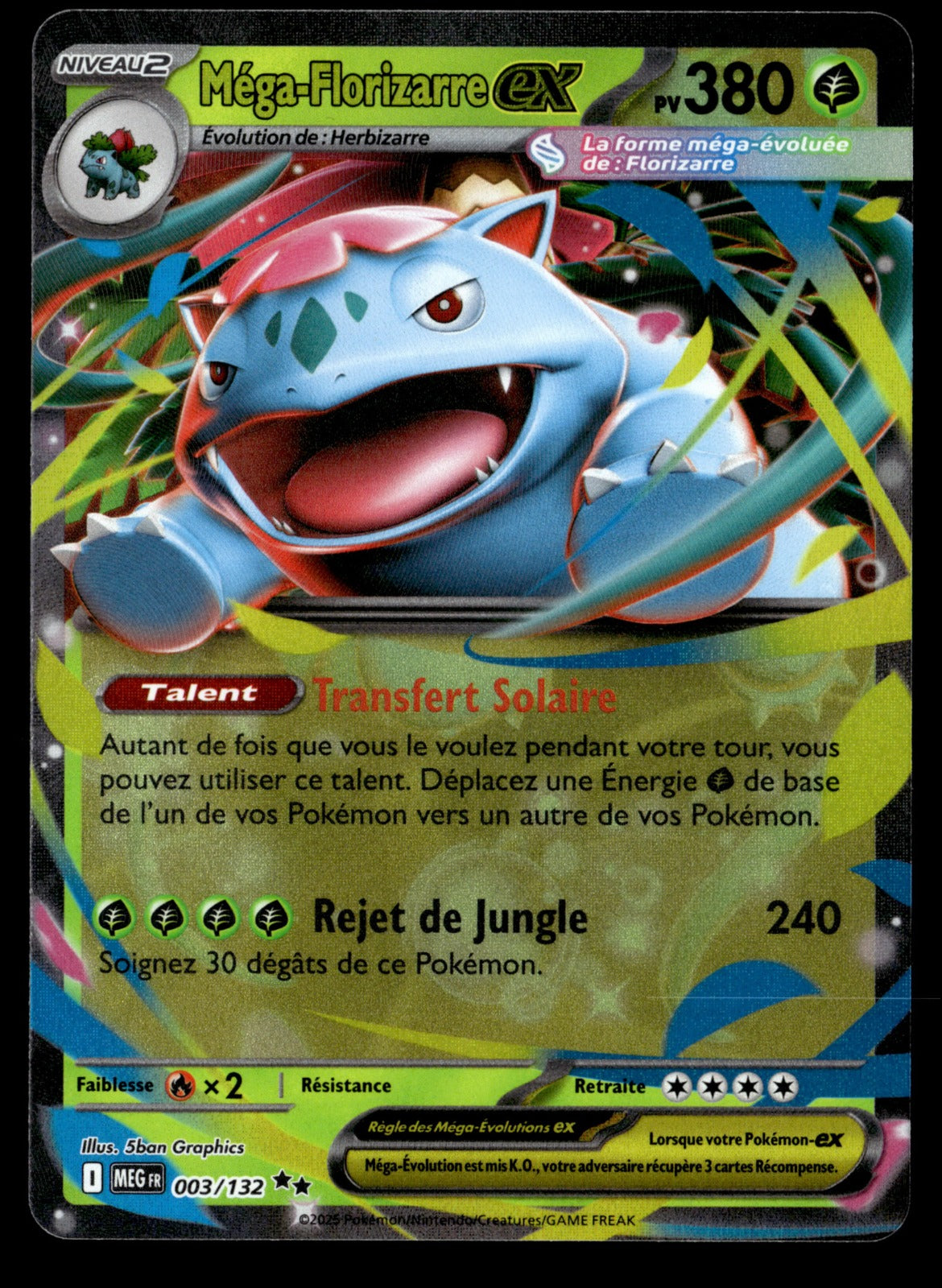 Méga-Florizarre-ex  Méga-Évolution 003 NM