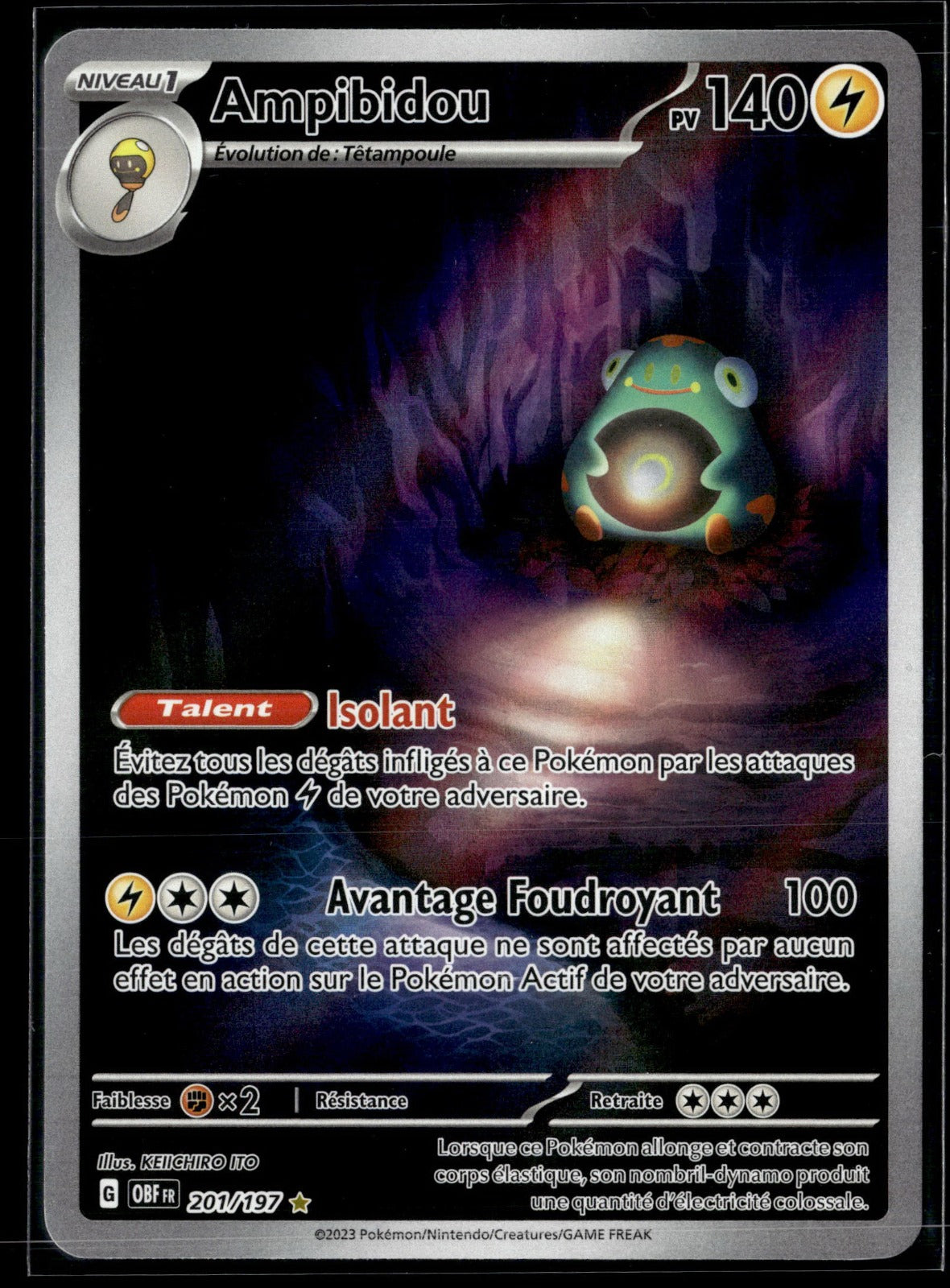 Ampibidou  Flammes Obsidiennes 201 NM
