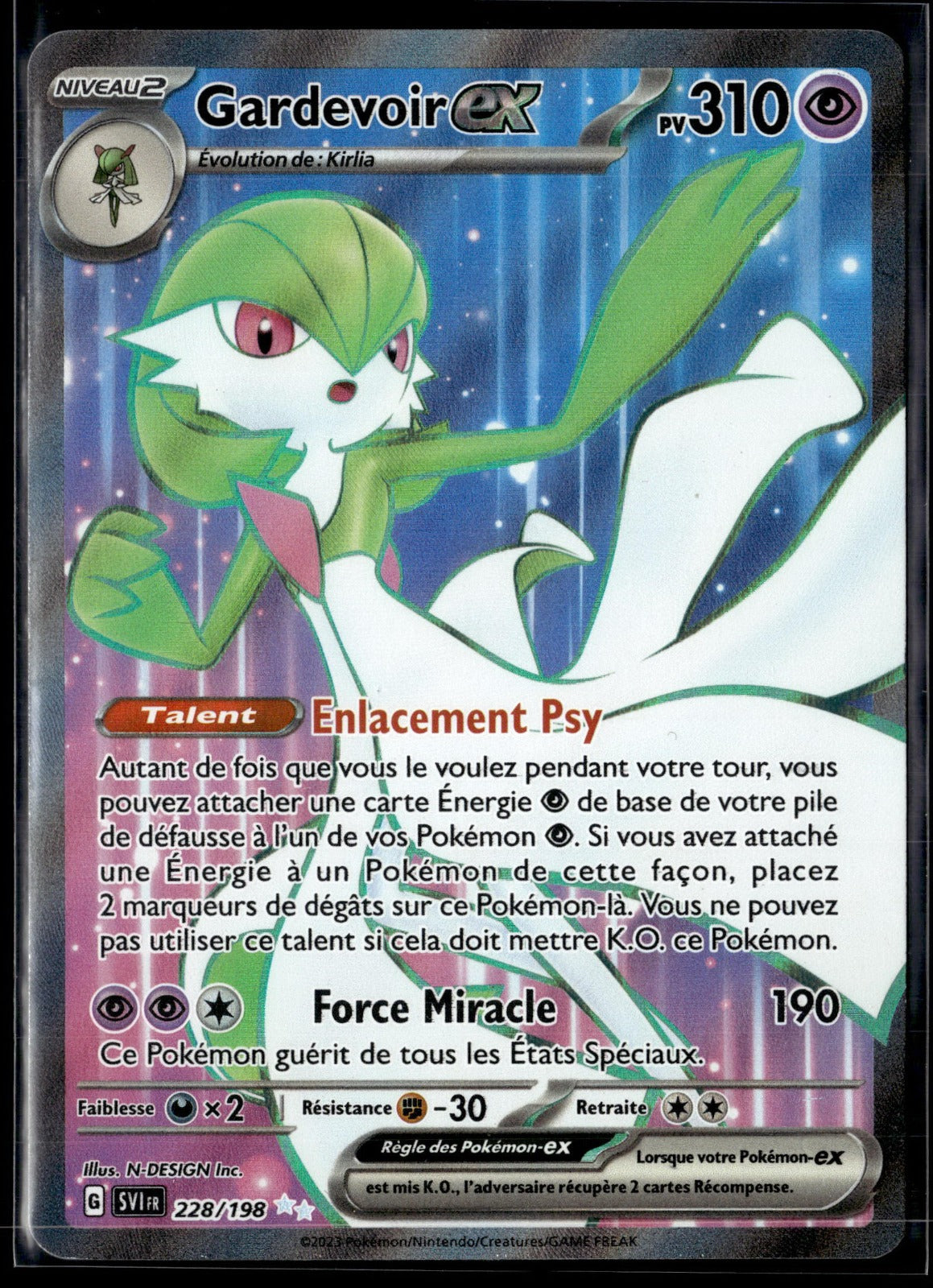 Gardevoir-ex  Écarlate et Violet 228 NM