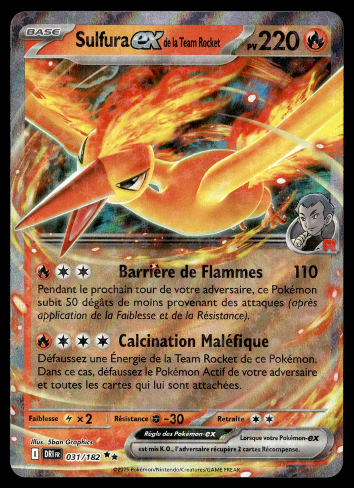 Sulfura-ex de la Team Rocket 031/207 - NM