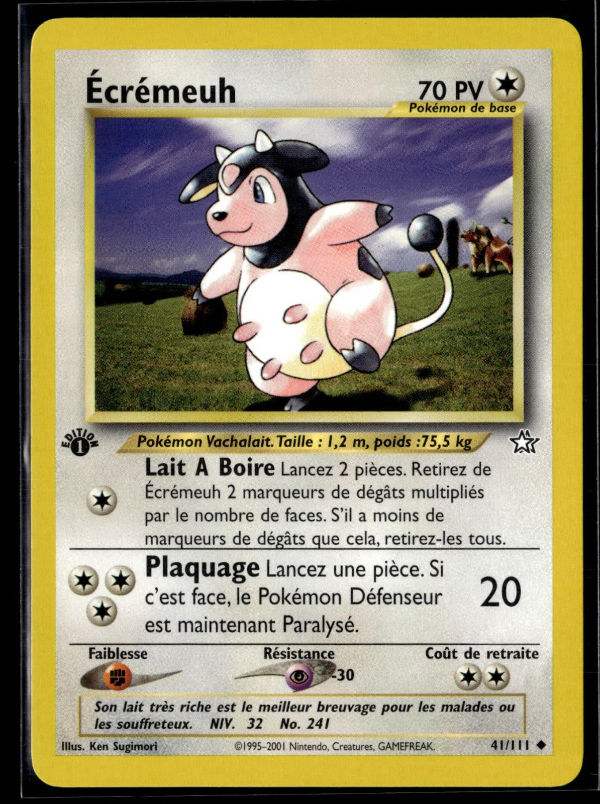 Écrémeuh Peu Commune Neo Genesis 41 NM