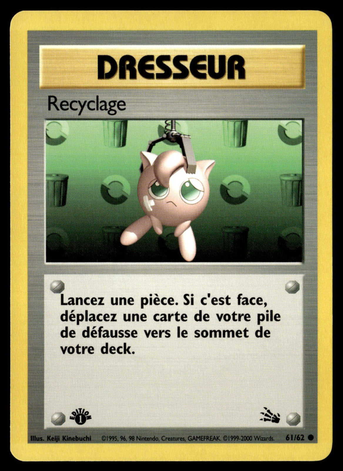Recyclage Commune Fossile 61 EXC