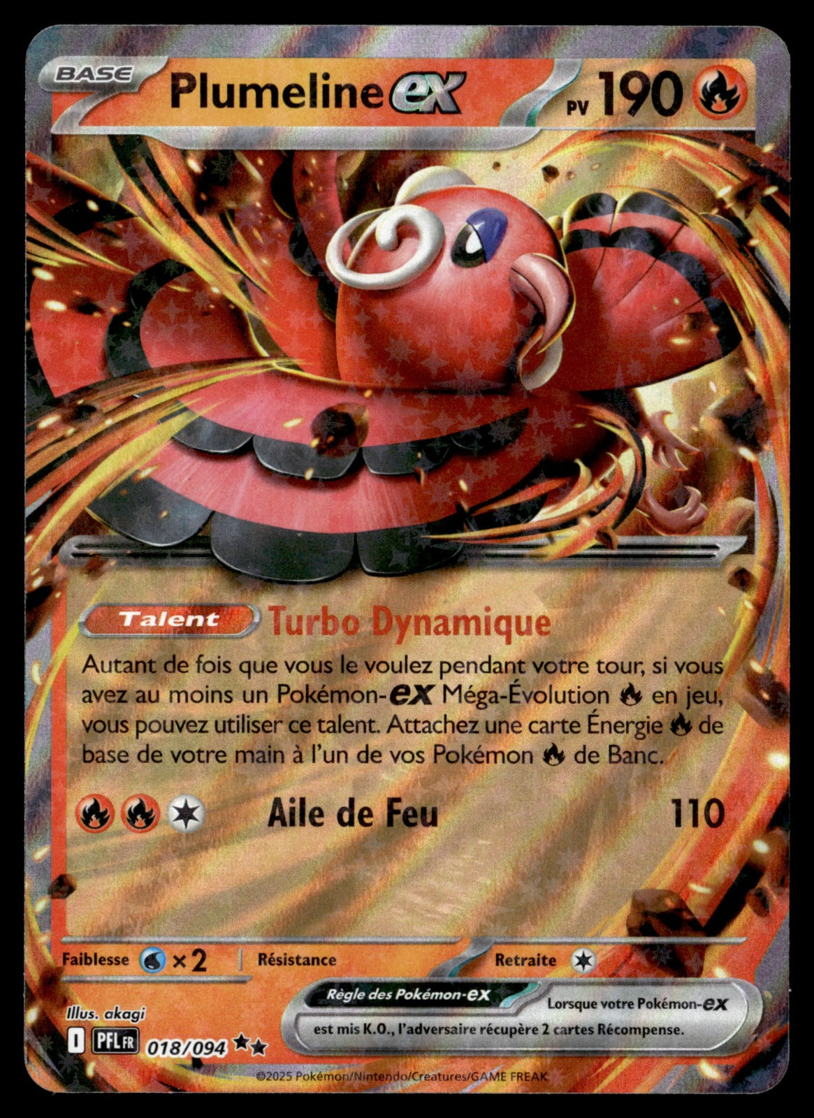 Plumeline-ex  Flammes Fantasmagoriques 018 NM