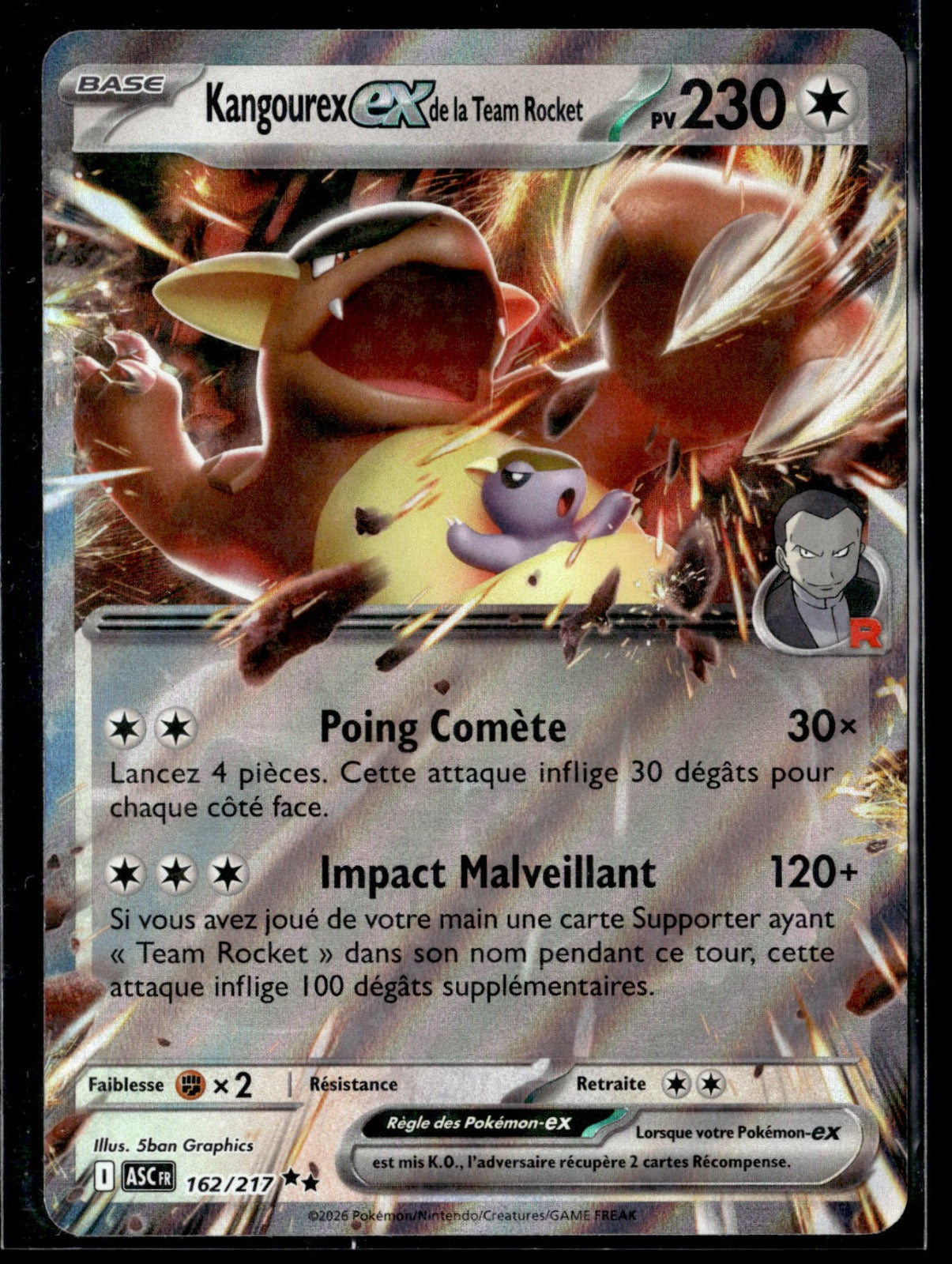 Kangourex ex de la Team Rocket (ASC 162) -  Héros Transcendants