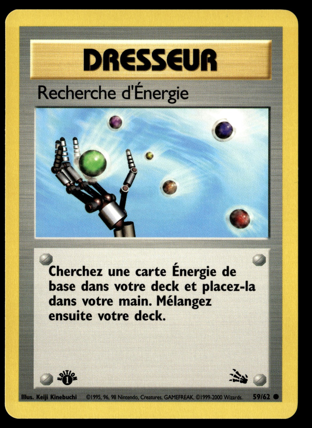 Recherche d'Énergie 59/62 ed1 - NM