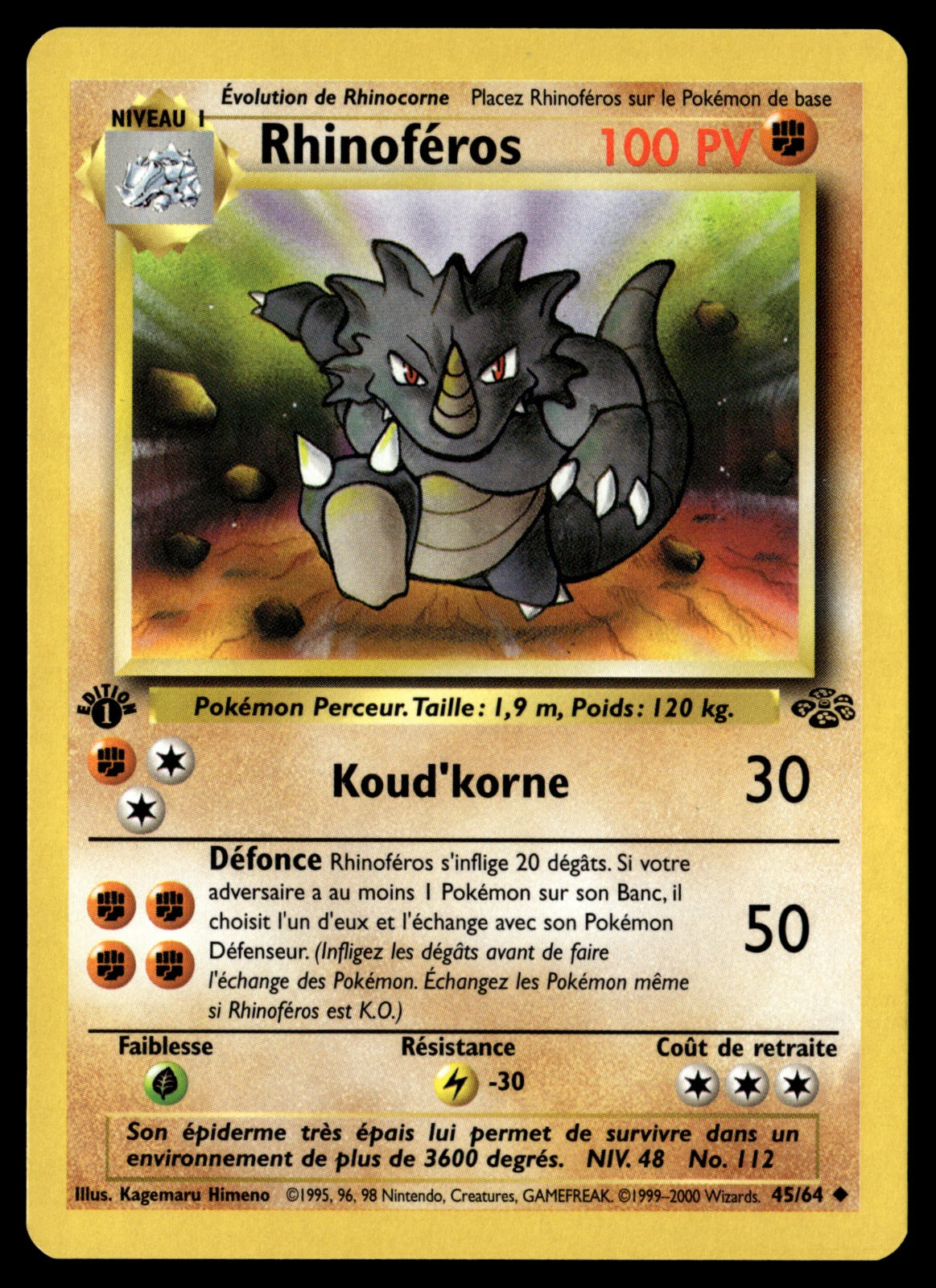 Rhinoféros 45/64 ed1 - NM