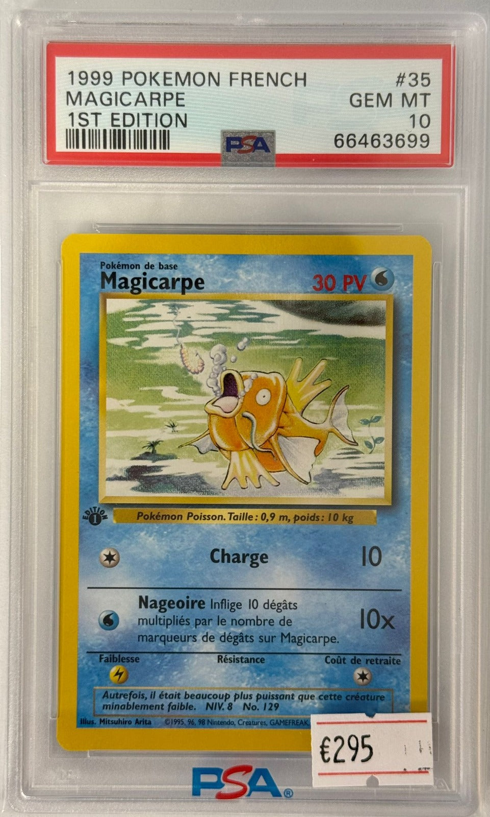 Magicarpe Peu Commune Set de Base 35 NM