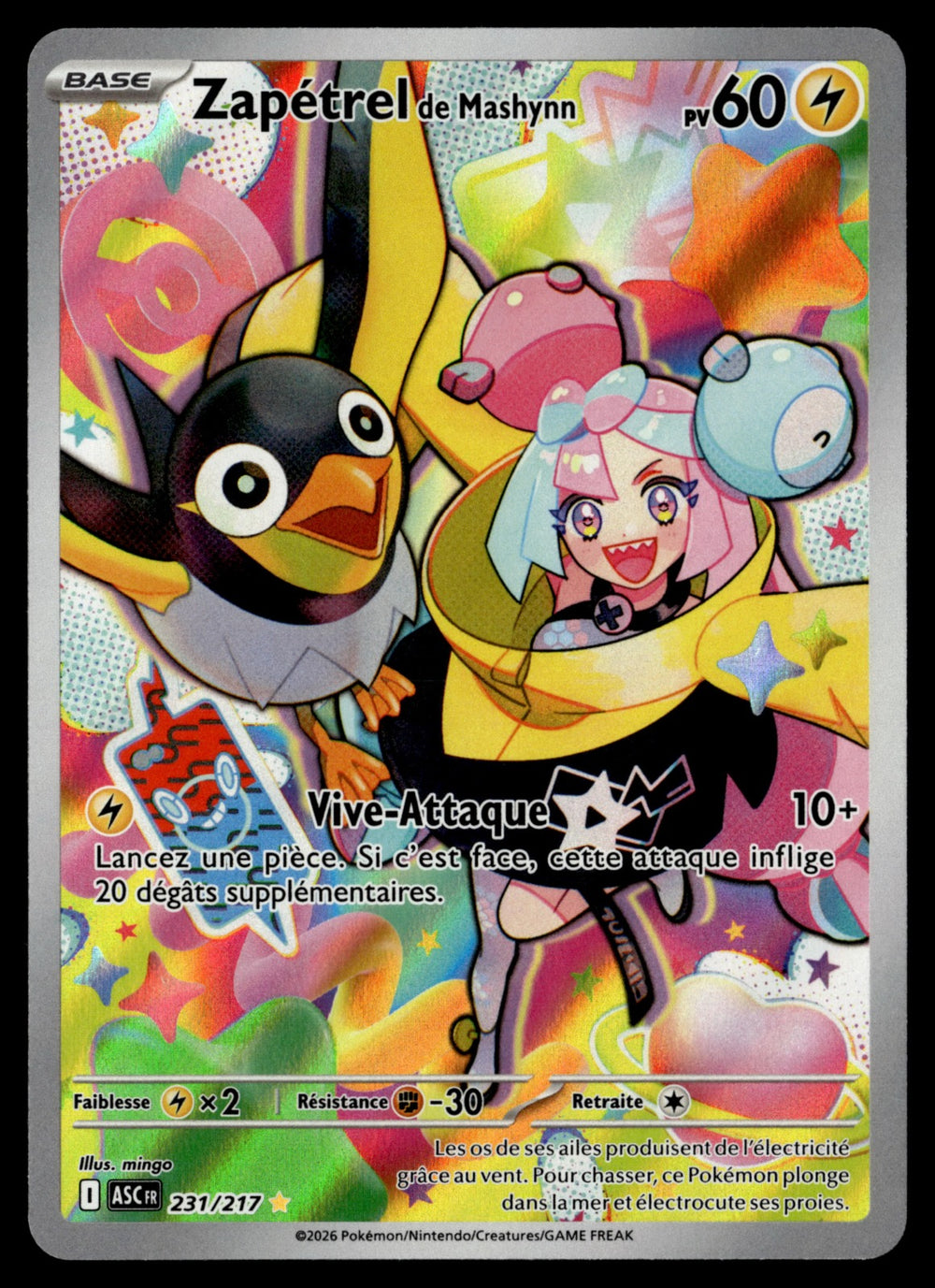 Zapétrel de Mashynn 231/286 - NM