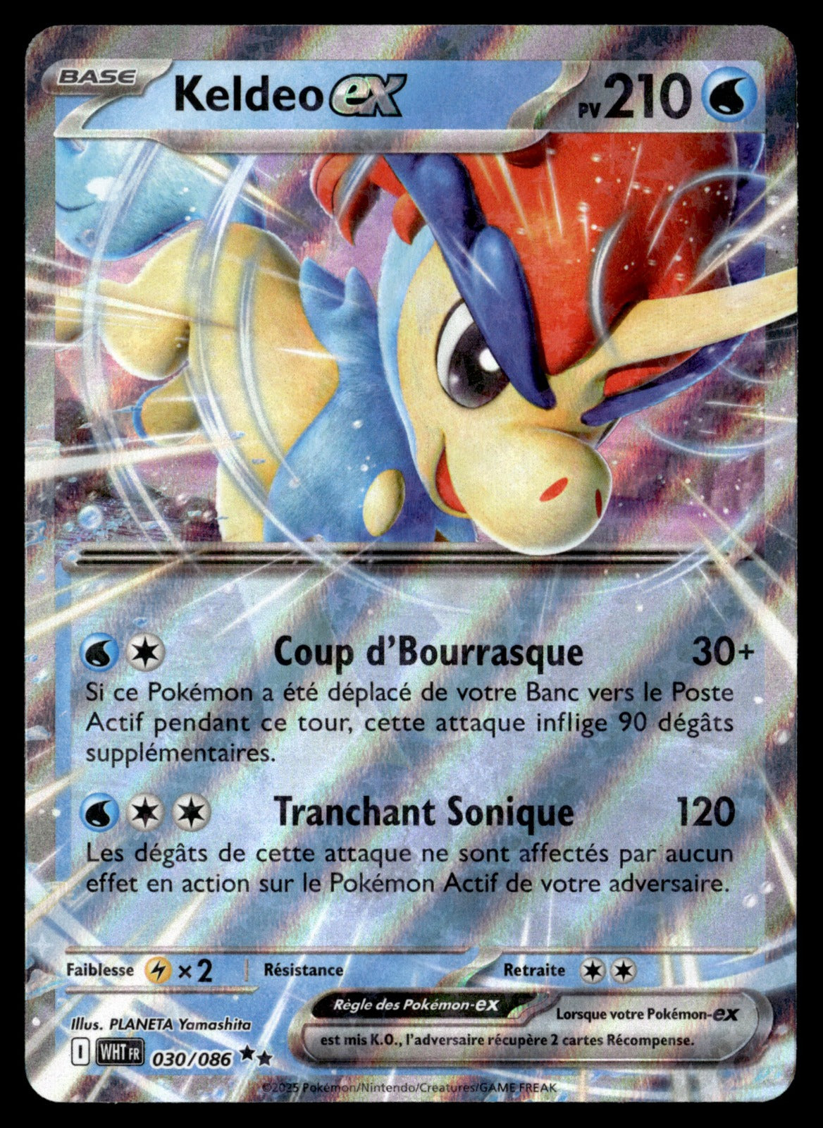 Keldeo-ex  Flamme Blanche 030 NM