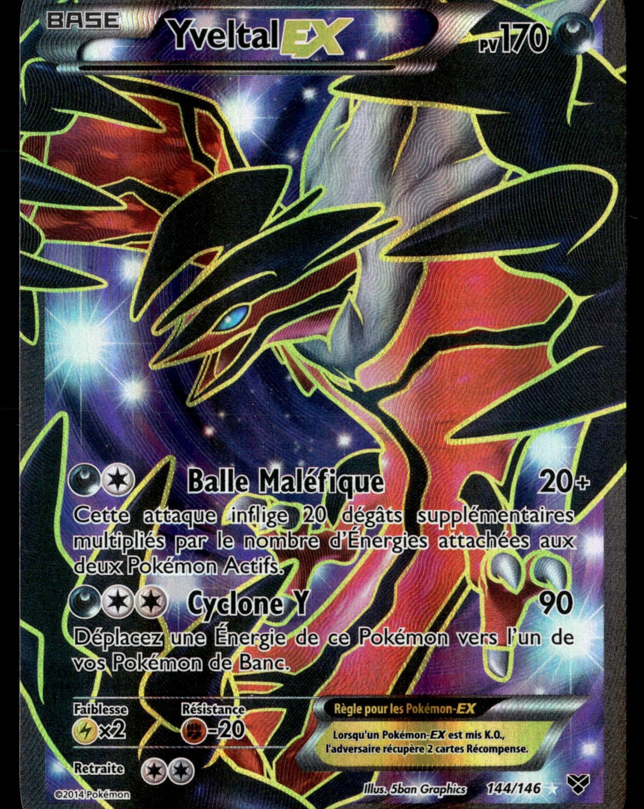 Yveltal EX  XY 144 TBE 