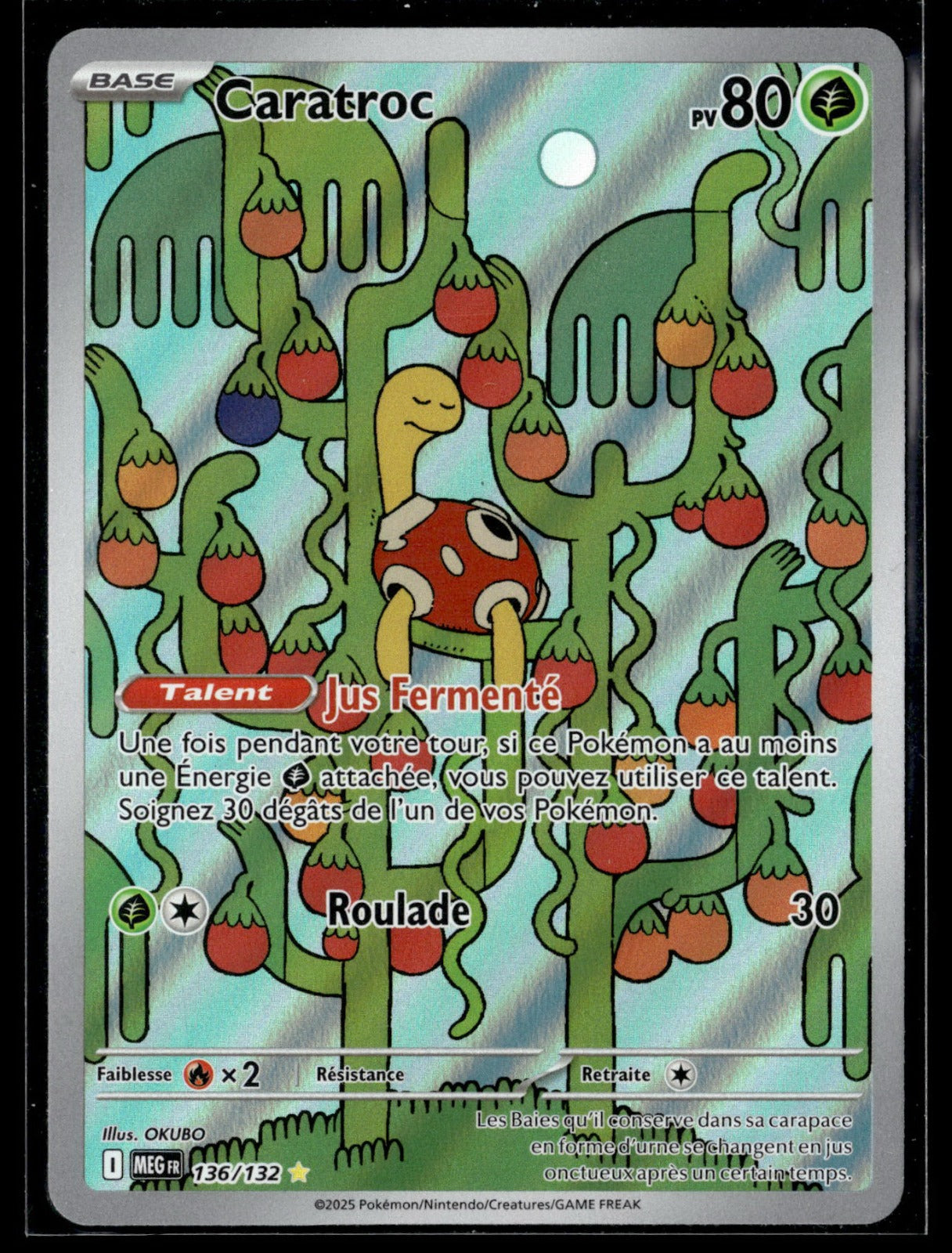 Caratroc Illustration rare Méga-Évolution 136 NM