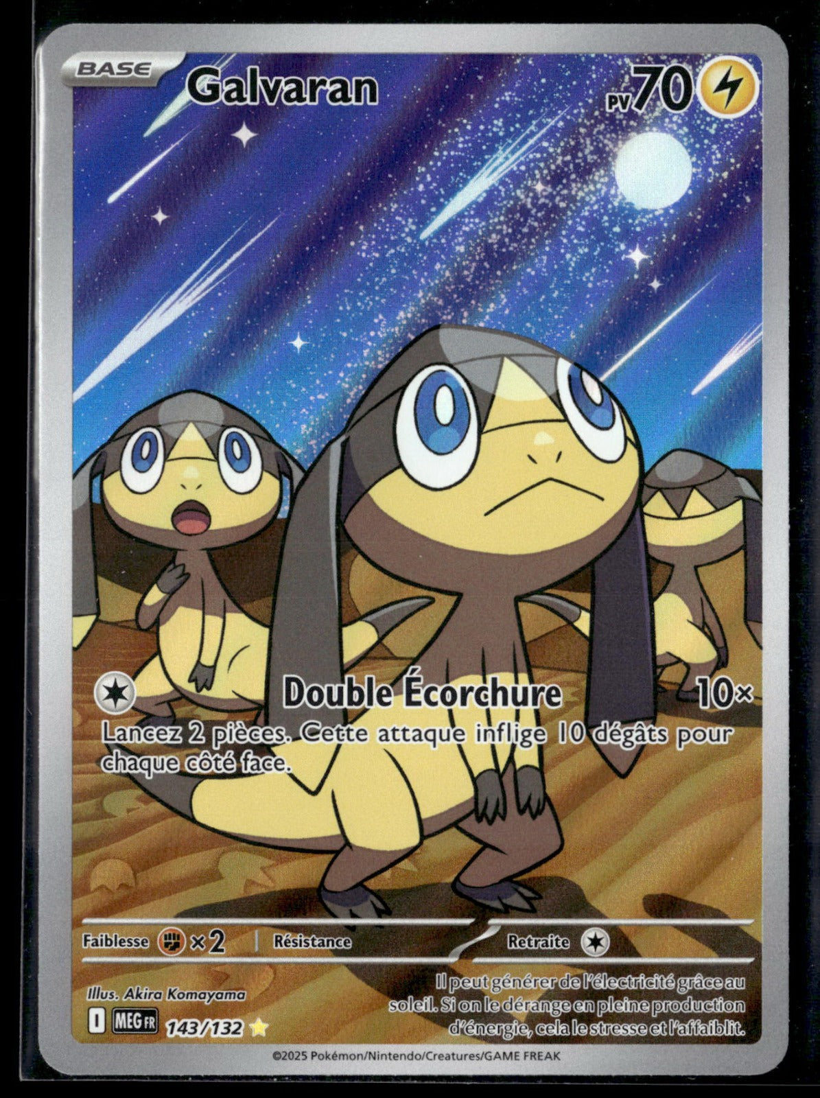 Galvaran Illustration rare Méga-Évolution 143 NM