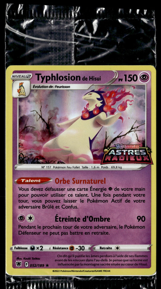 Typhlosion de Hisui 052/189 Stamp Astres Radieux