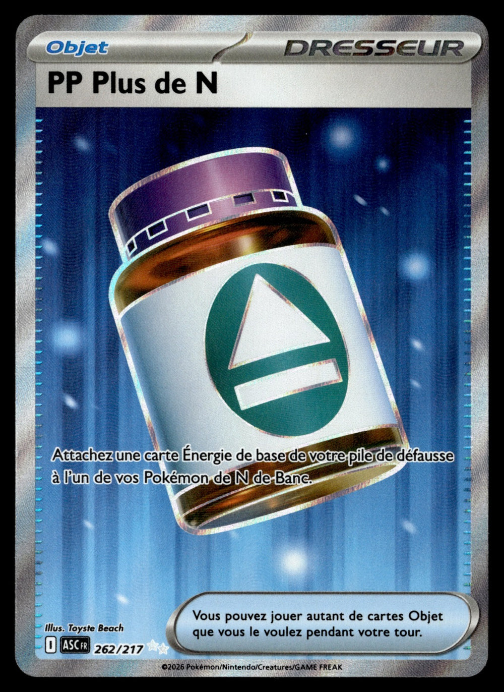 PP Plus de N 262/286 - NM
