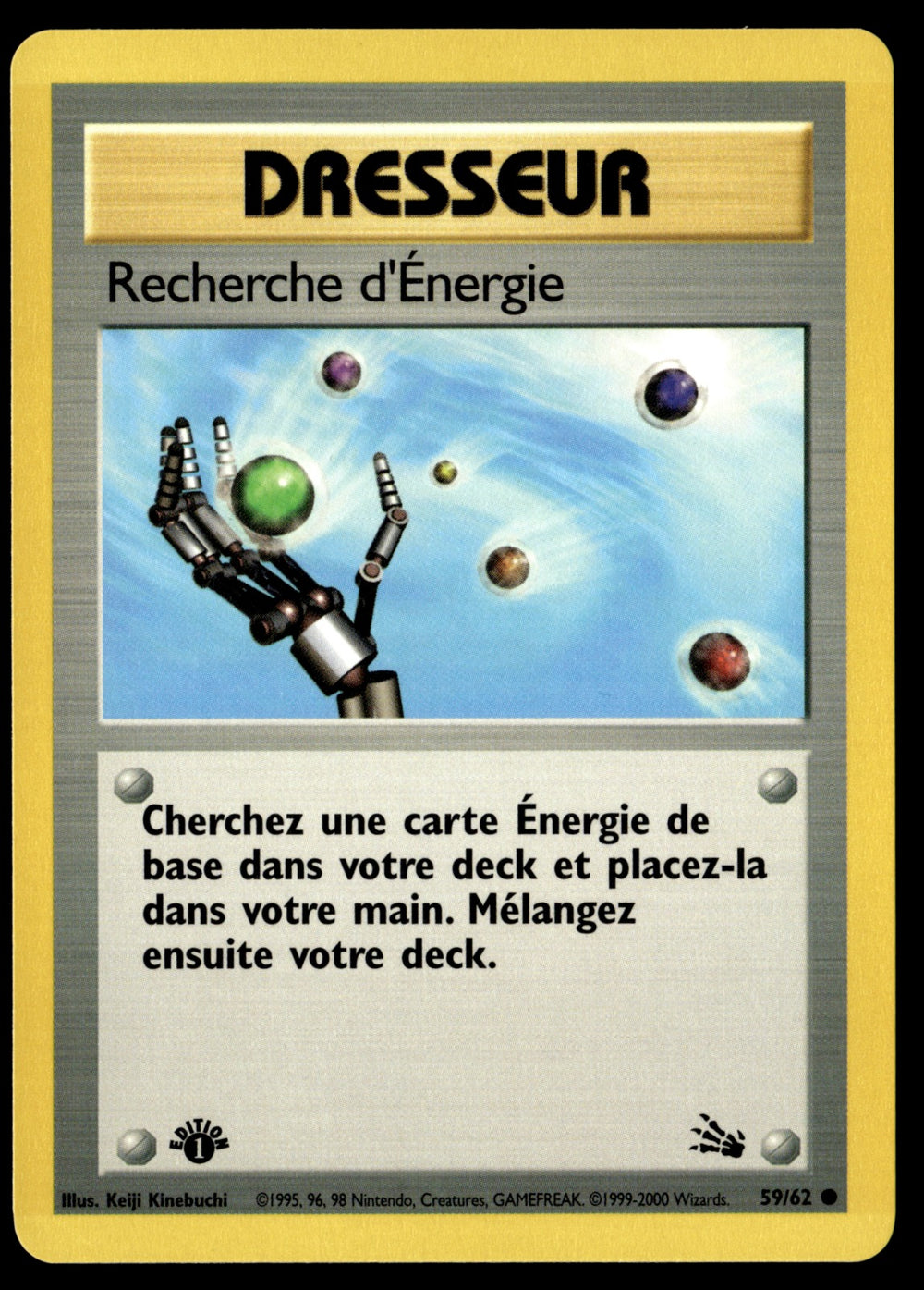 Recherche d'Énergie 59/62 ed1 - NM