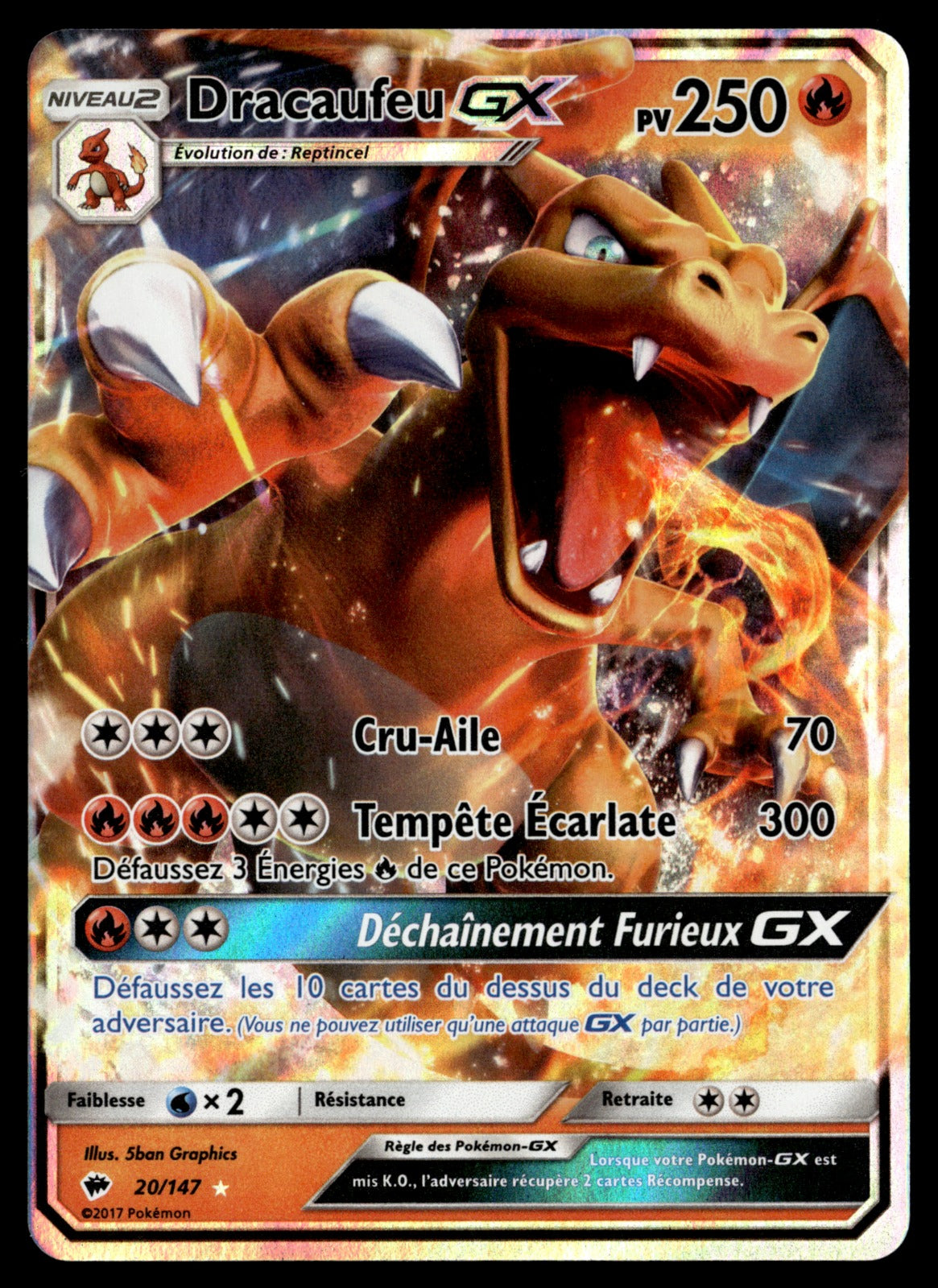 Dracaufeu GX 20/147 - NM