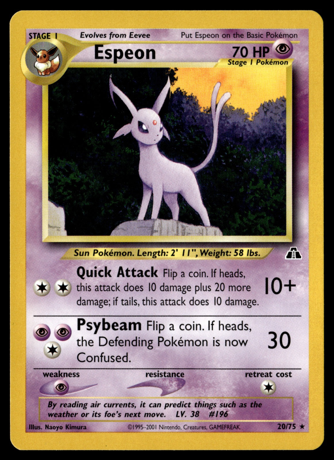 Espeon (20) 20/75 - NM