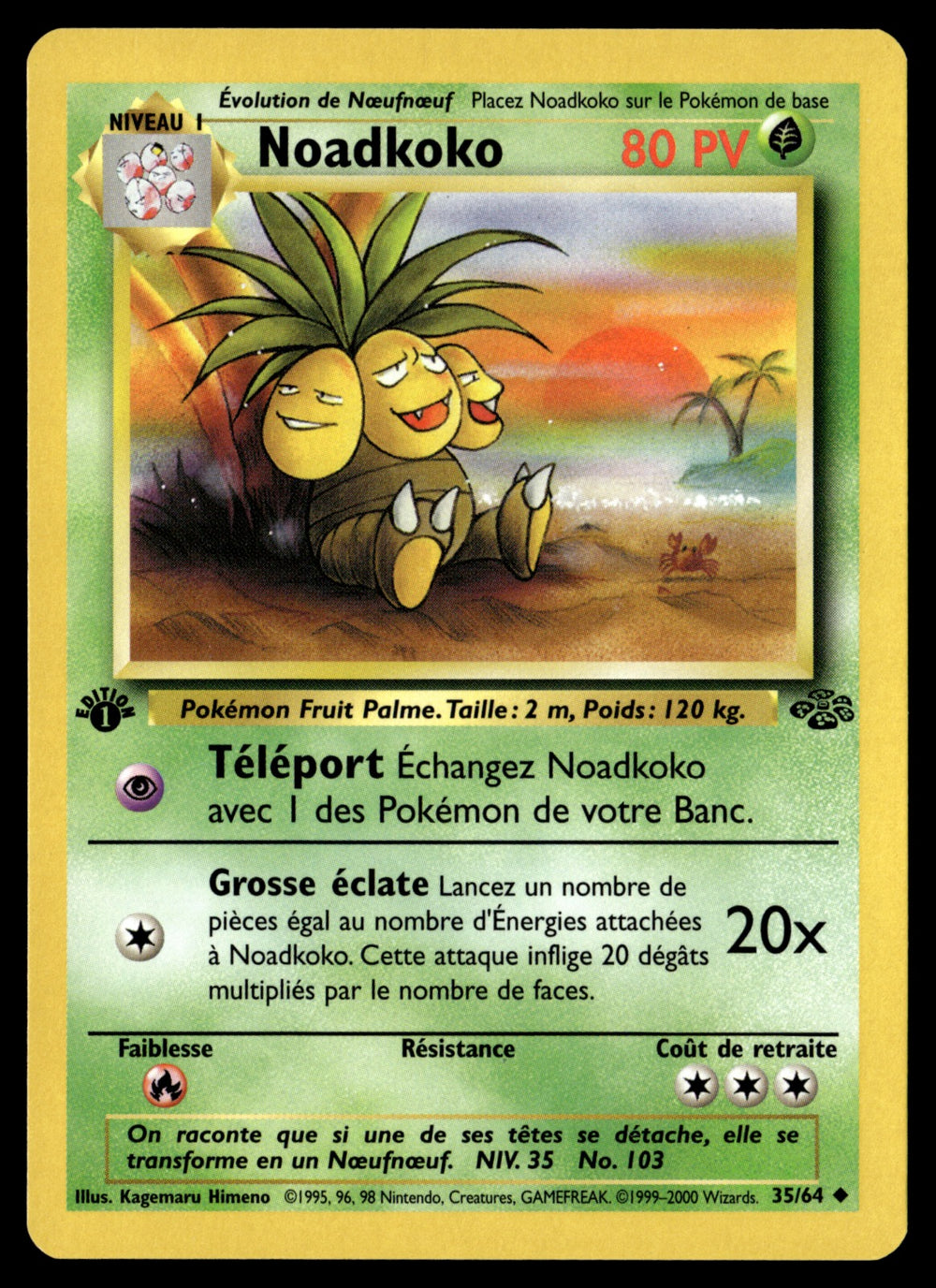Noadkoko 35/64 ed1 - NM