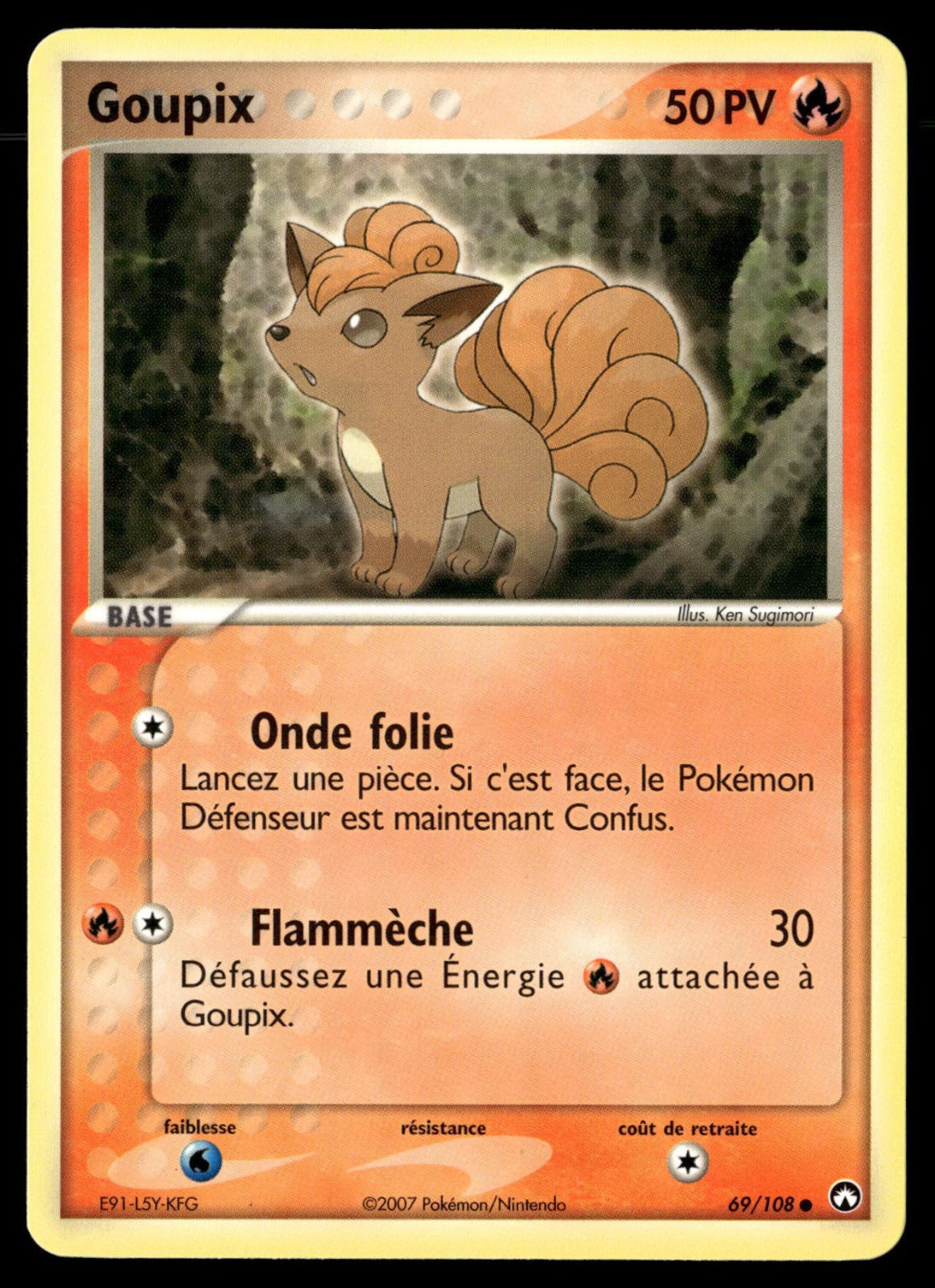 Goupix Commune EX Gardiens du Pouvoir 69 NM