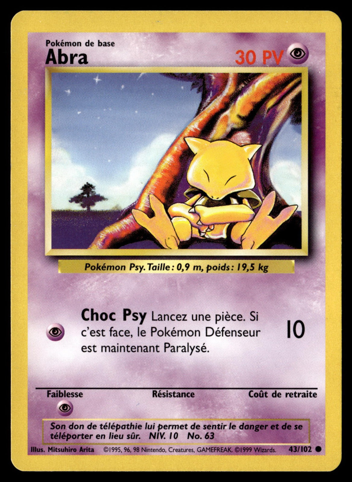 Abra Commune Set de Base 43 HP