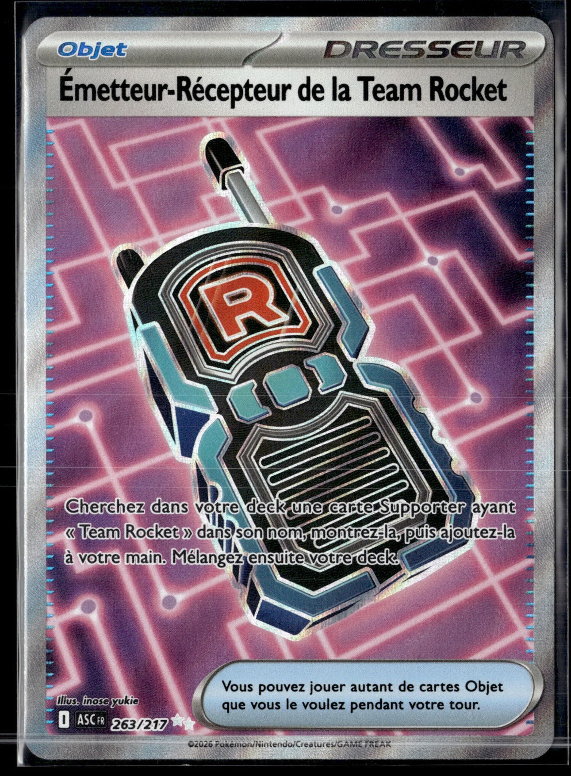 Émetteur-Récepteur de la Team Rocket -  Rivalités Destinées 263 NM