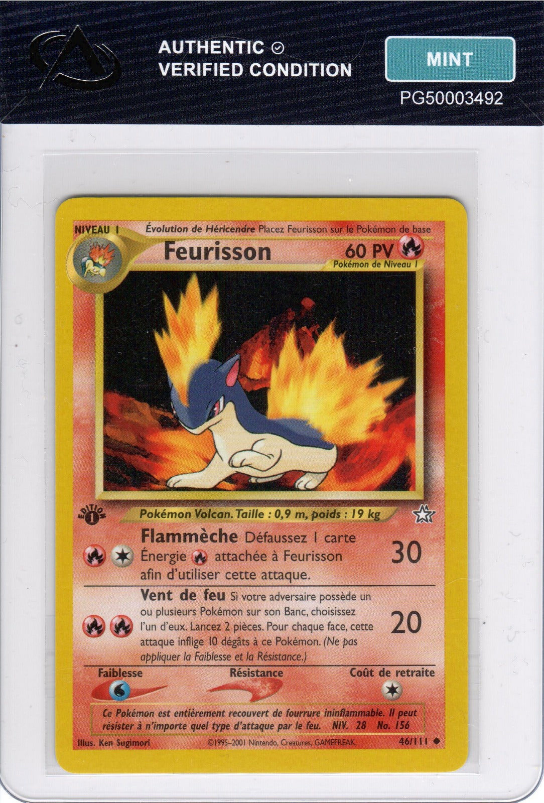 Feurisson Peu Commune Neo Genesis 46 Mint