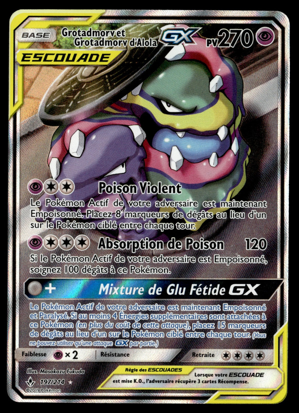 Grotadmorv et Grotadmorv d’Alola GX 197/214 - EXC