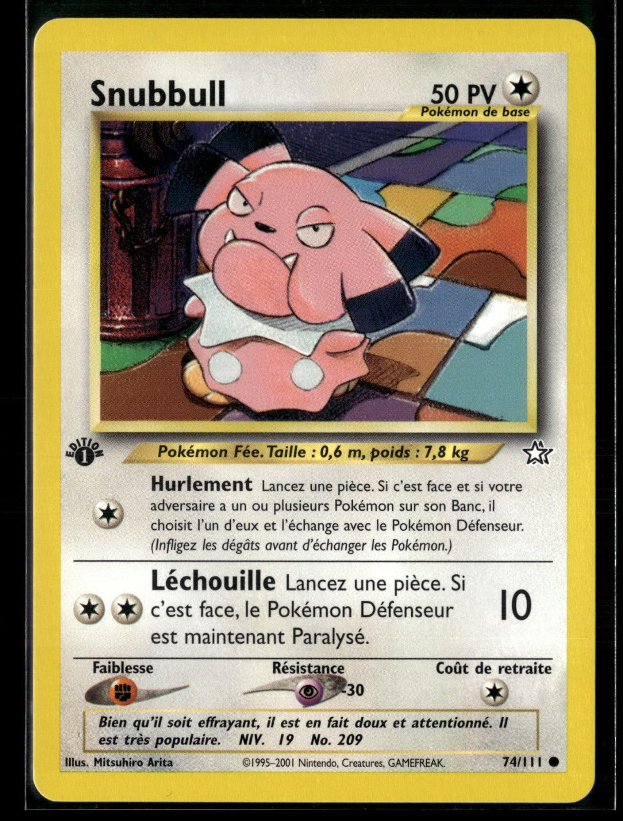 Snubbull Commune Neo Genesis 74 NM