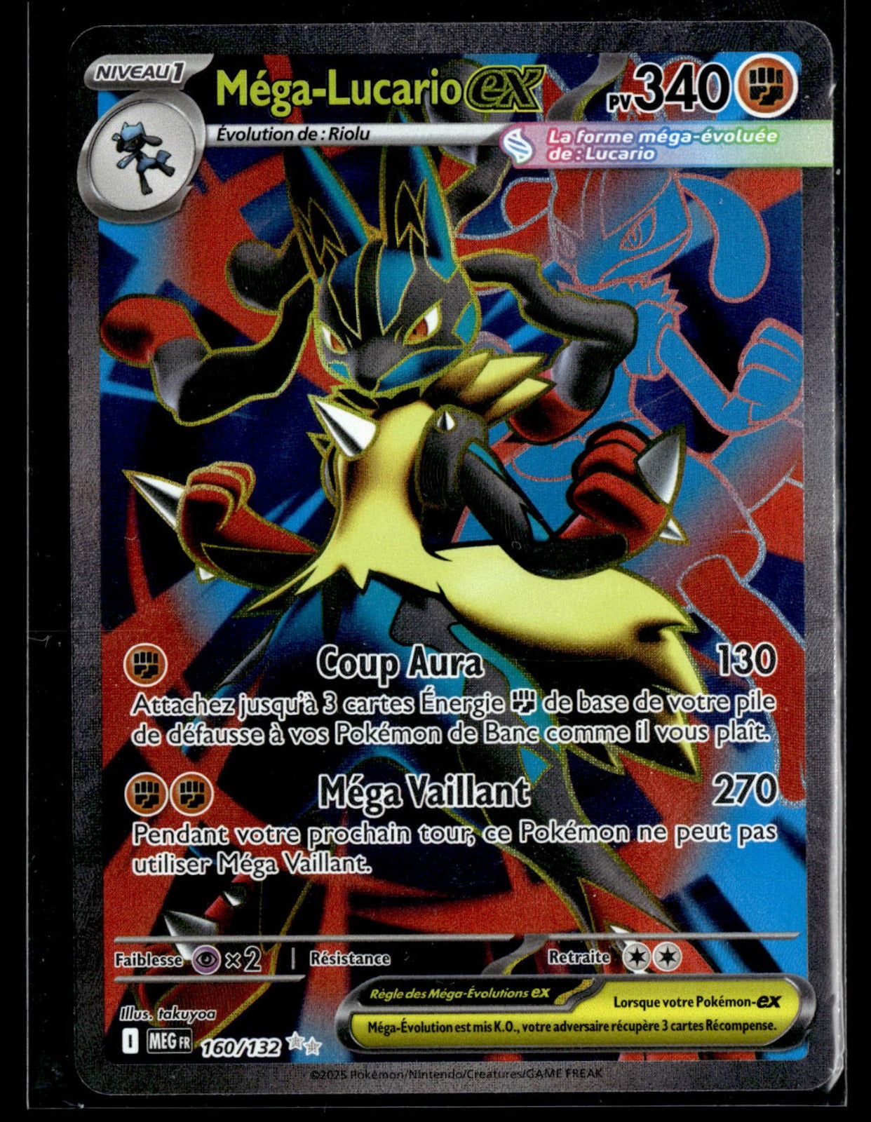 Méga-Lucario-ex Ultra Rare Méga-Évolution 160 NM
