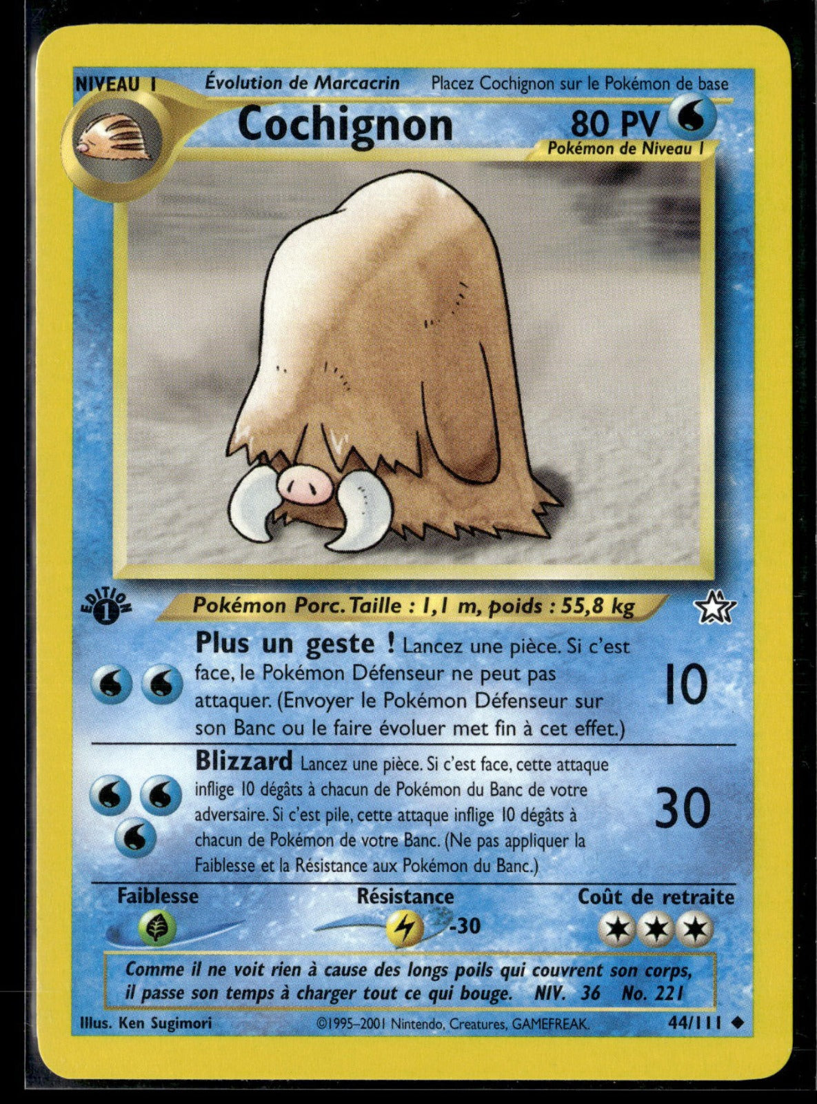 Cochignon Peu Commune Neo Genesis 44 NM