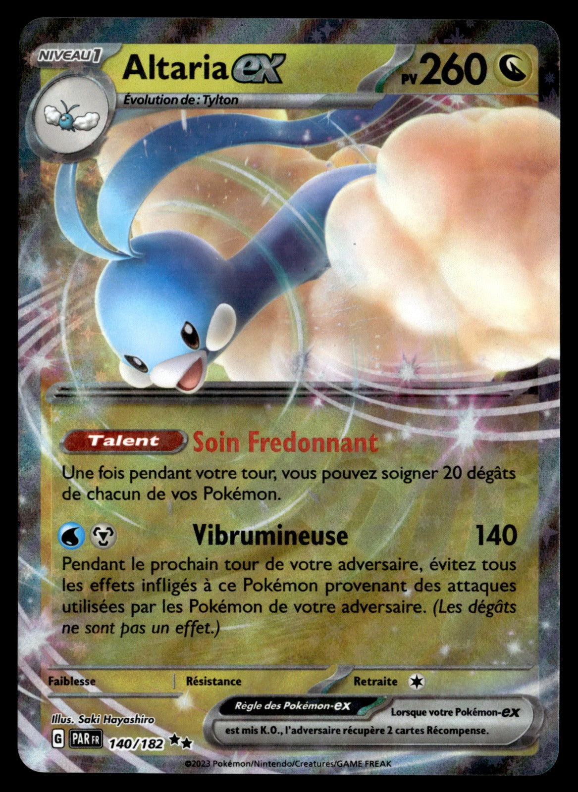 Altaria-ex  Faille Paradoxe 140 NM