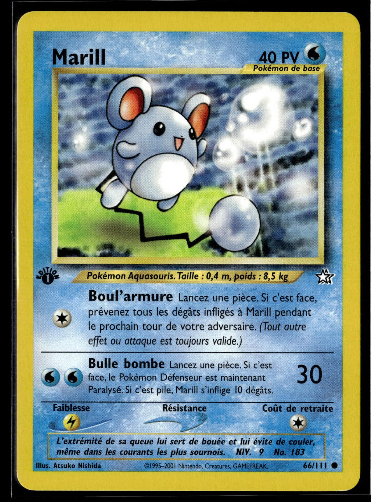 Marill Commune Neo Genesis 66 NM
