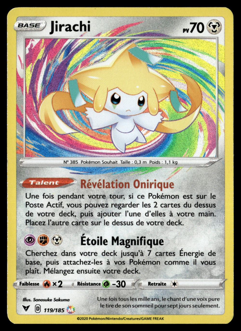 Jirachi 119/185 - EXC