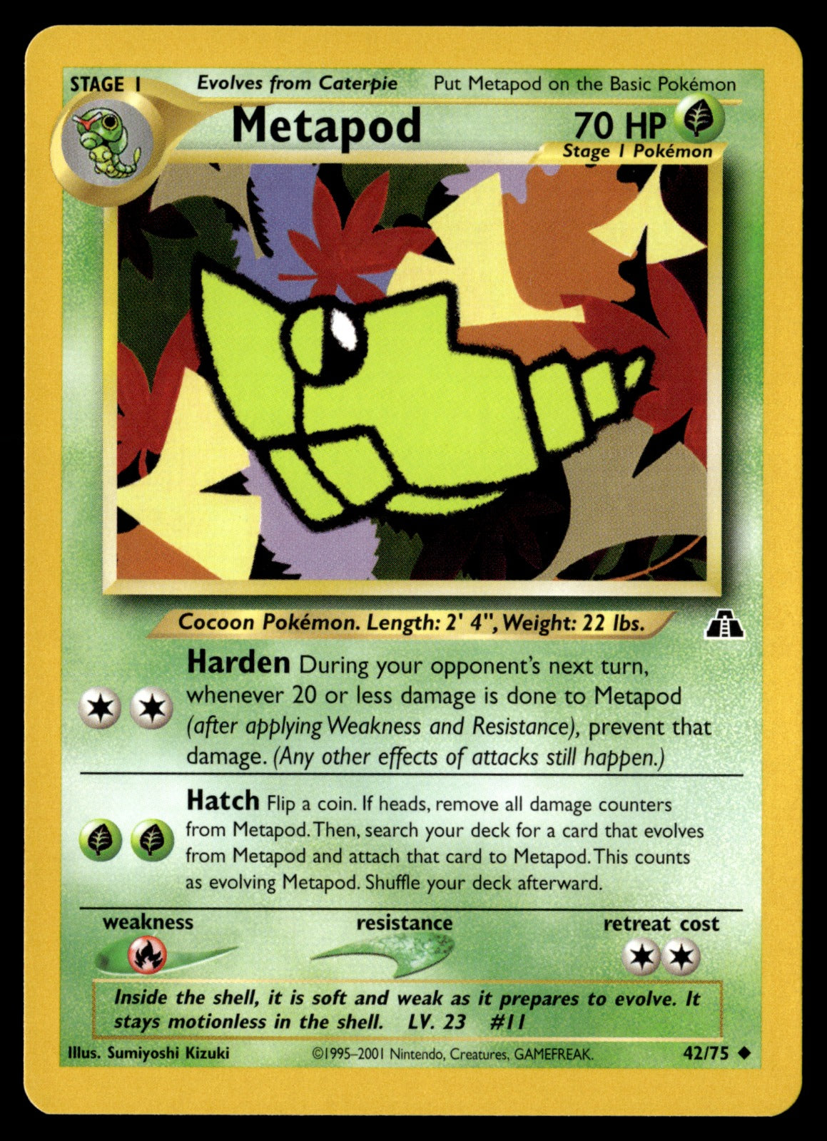 Metapod 42/75 - NM