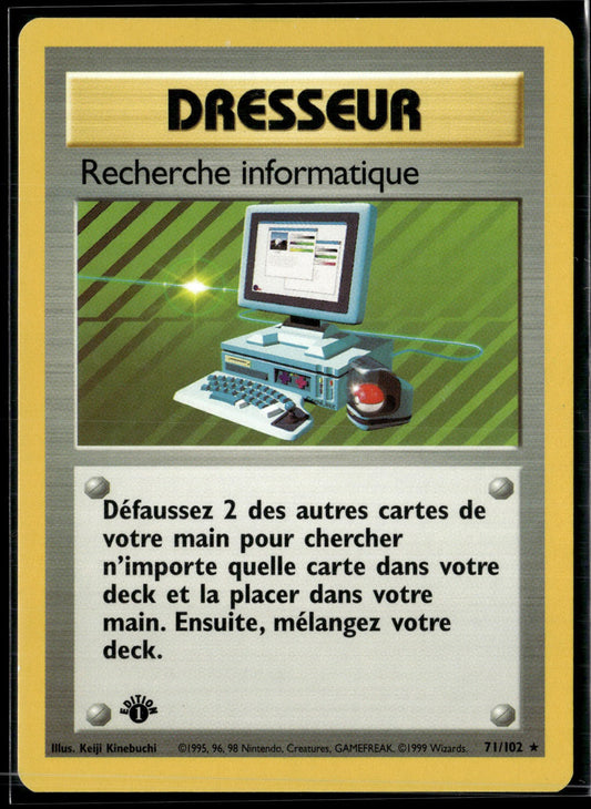 Recherche informatique Rare Set de Base 71 EXC