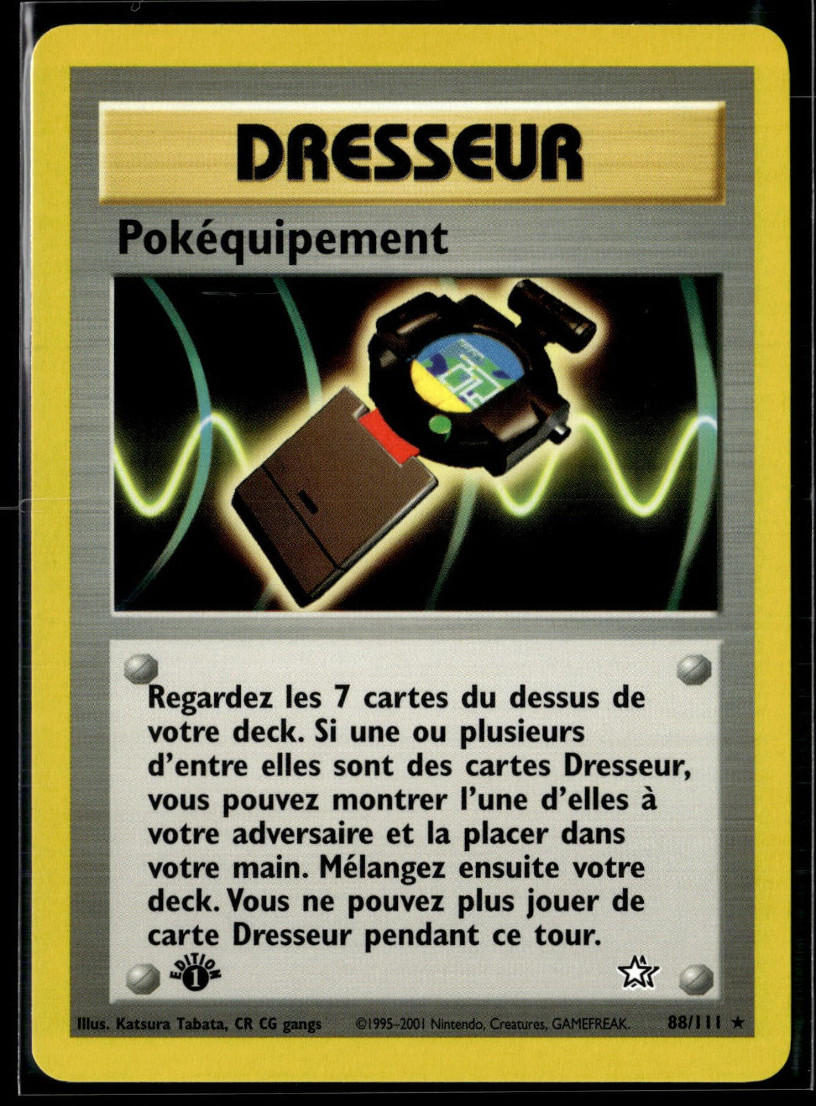 Pokéquipement Rare Neo Genesis 88 NM