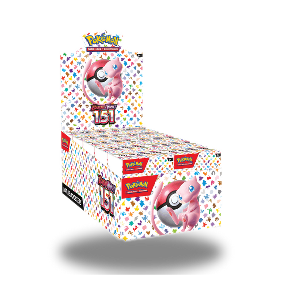 Display 10 bundles | 6 boosters | EV3.5 - 151 - Pokémon FR